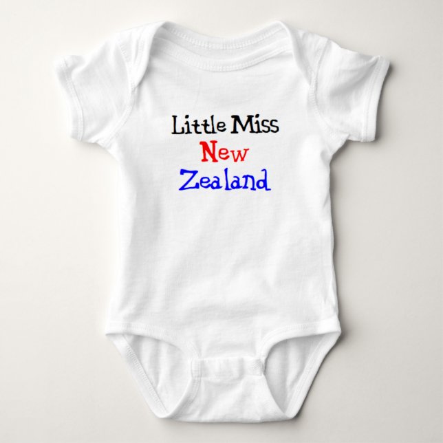 new zealander little miss baby bodysuit (Front)