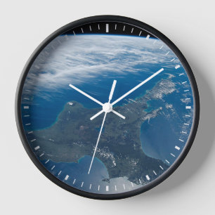 New Zealand's North Island. Clock