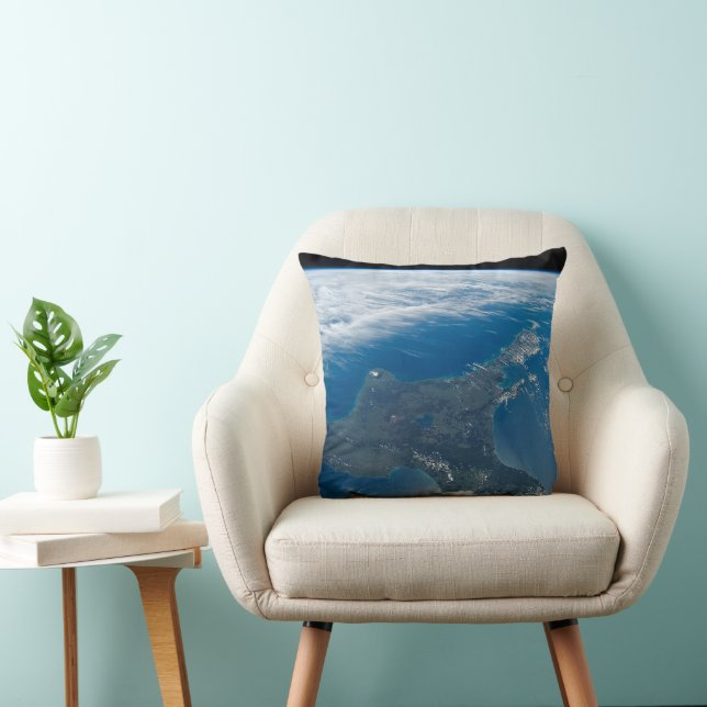 New Zealand's North Island. Throw Pillow (Chair)
