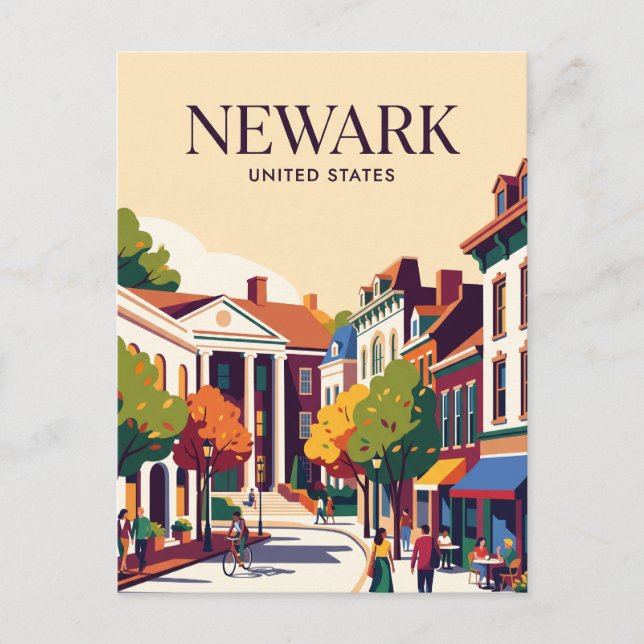 Newark Delaware Postcard (Front)