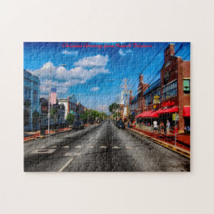 Newark Delaware Town. Christmas Greetings Jigsaw Puzzle
