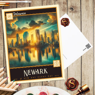 Newark, Delaware Vintage Postcard