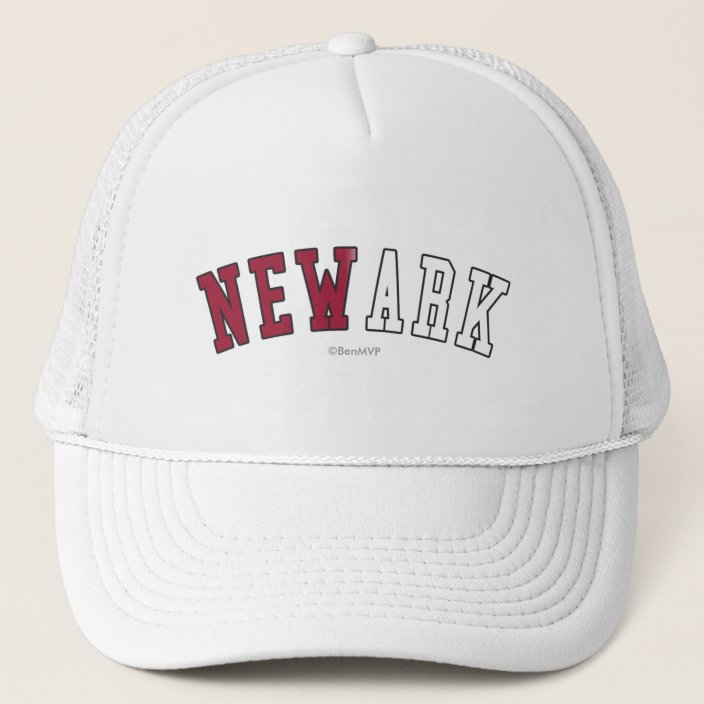 Newark in California State Flag Colors Mesh Hat