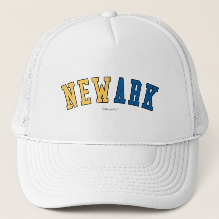 Newark in New Jersey State Flag Colors Hat
