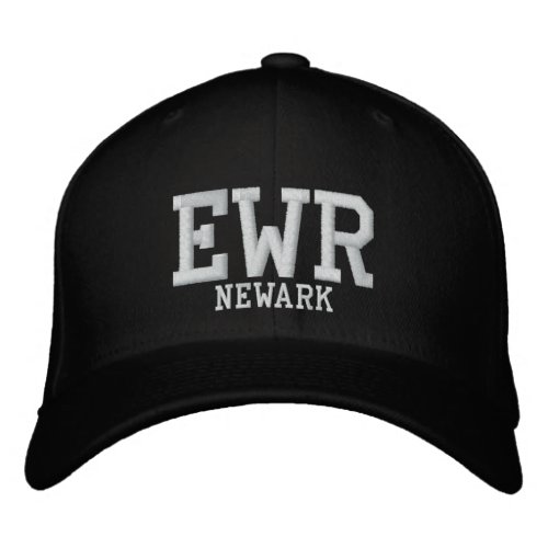 Newark International Airport Code EWR Embroidered Baseball Cap