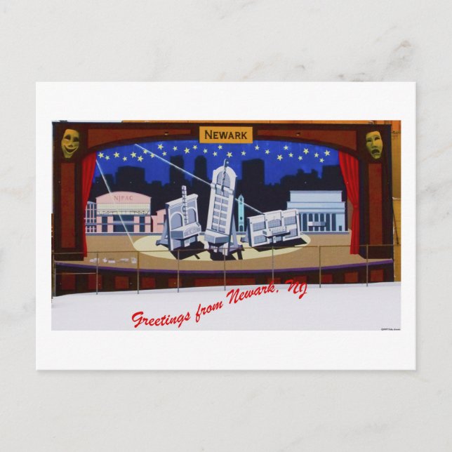 Newark Mural Postcard (Front)