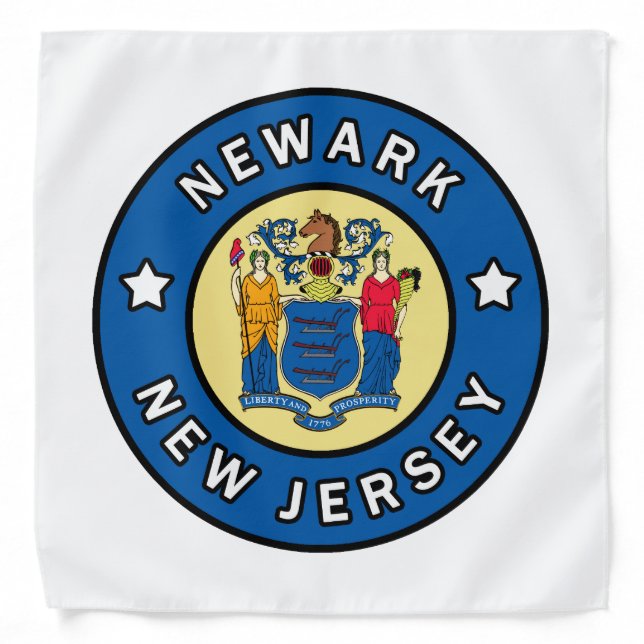 Newark New Jersey Bandana (Front)