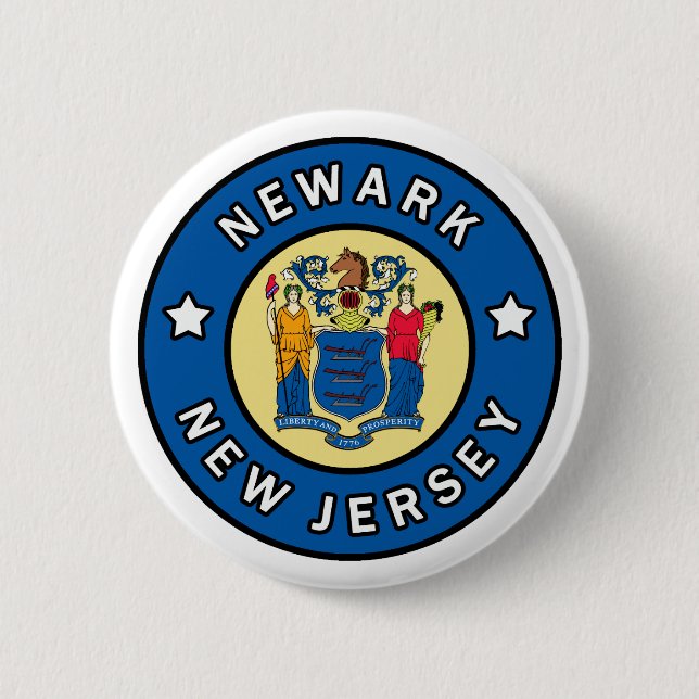 Newark New Jersey Button (Front)