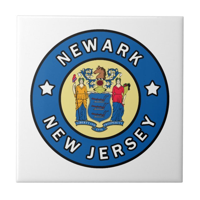 Newark New Jersey Ceramic Tile (Front)