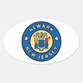 : Brick City Newark NJ City New Jersey license plate graphic T- Shirt : Clothing, Shoes & Jewelry