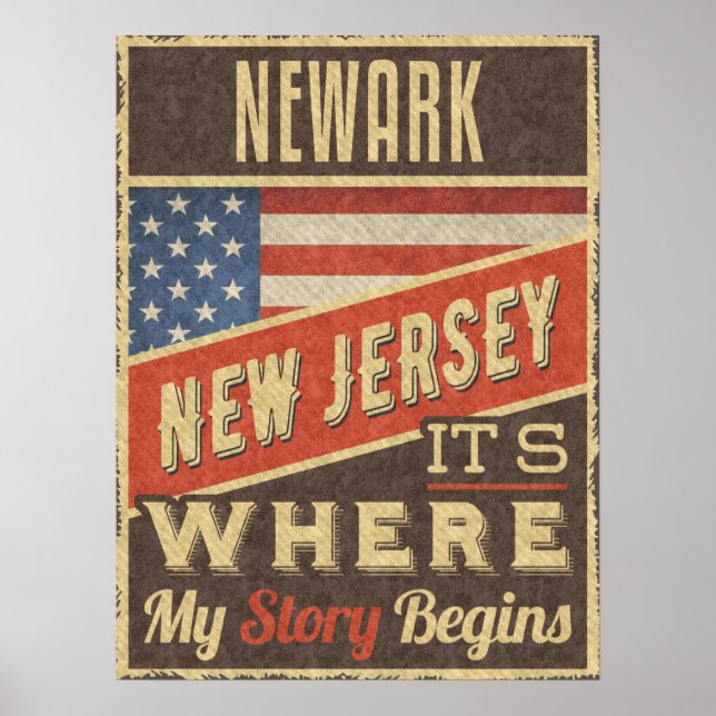 Newark New Jersey Poster (Front)
