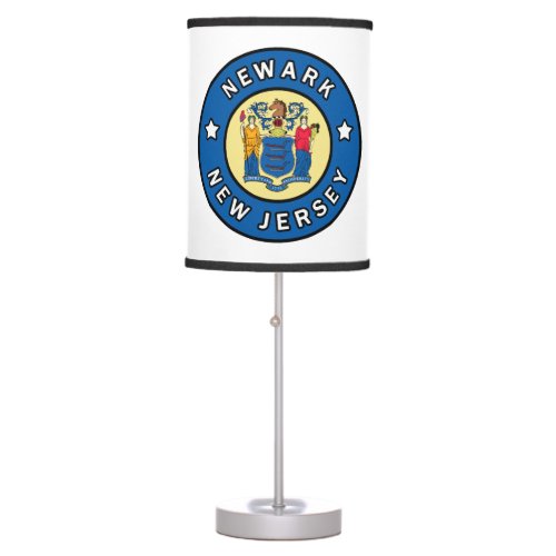 Newark New Jersey Table Lamp