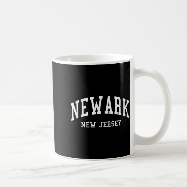 Newark - New Jersey - Throwback Design - Clic  Coffee Mug (Right)