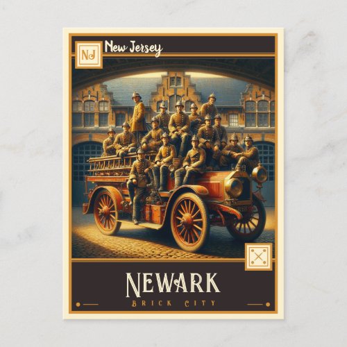 Newark New Jersey  Vintage Postcard