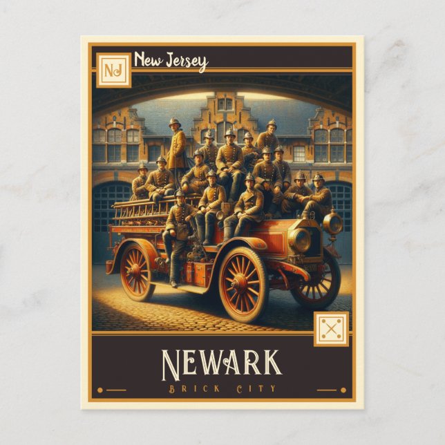 Newark, New Jersey | Vintage Postcard (Front)