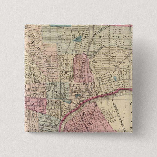 Newark, NJ Pinback Button (Front)