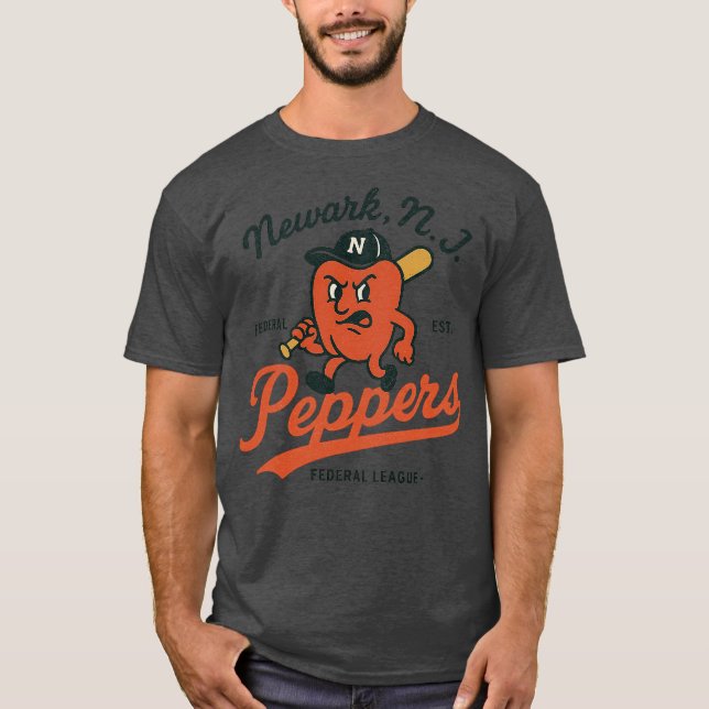 Newark Peppers - New Jersey T-Shirt (Front)