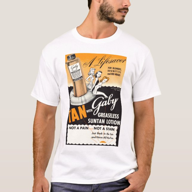 newartsweb - Gaby Tan. Not a Pain, Not a Stain T-Shirt (Front)