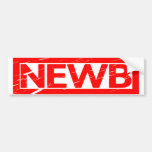 Newb Stamp Bumper Sticker