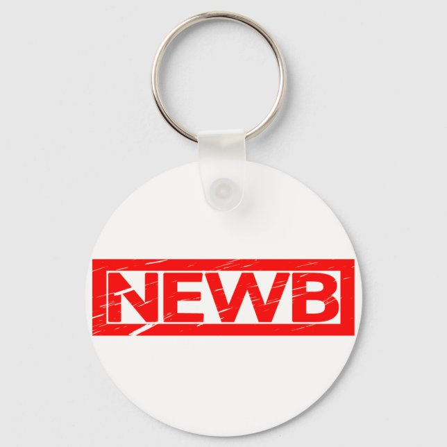 Newb Stamp Keychain (Front)