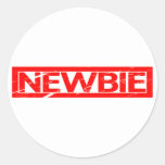 Newbie Stamp Classic Round Sticker