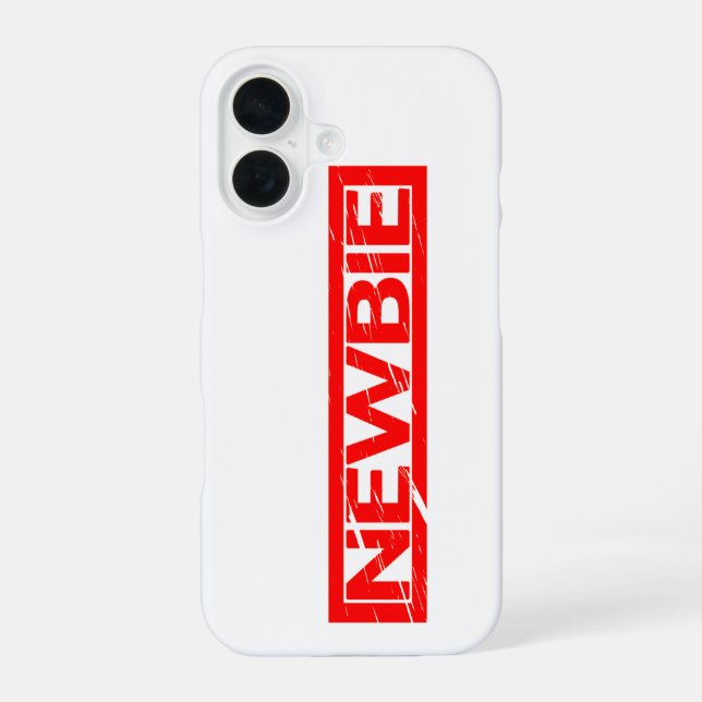 Newbie Stamp Iphone Case (Back)