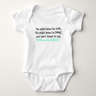 Newborn and Toddler Baby Islamic One-piece cute Baby Bodysuit