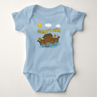 Newborn Baby Boy "Noah" Ark bodysuit 