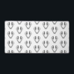 Newborn Baby Footprints Pattern Desk Mat<br><div class="desc">Newborn Baby Footprints Pattern Desk Mat</div>