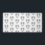 Newborn Baby Footprints Pattern Desk Mat<br><div class="desc">Newborn Baby Footprints Pattern Desk Mat</div>