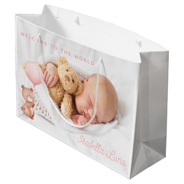 Newborn Baby Gift Bag (Back Angled)