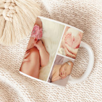 Newborn Baby Girl Photo Collage