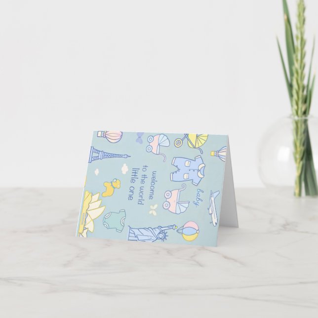 Newborn Baby Invitation Card (Front)