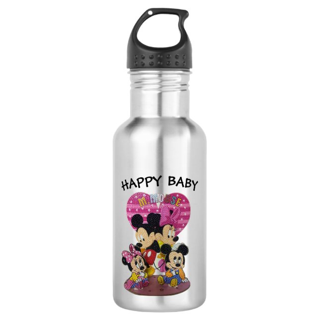 Newborn baby stainless steel water bottle (Front)