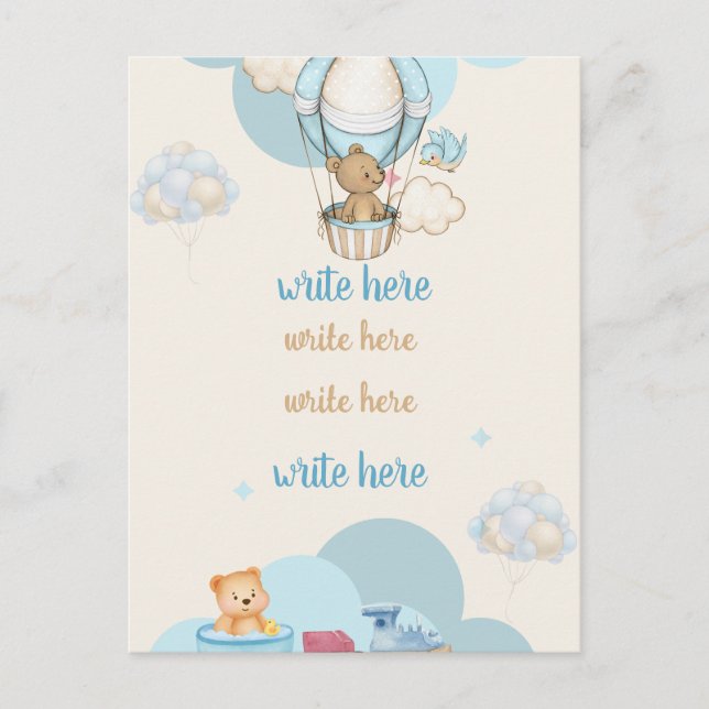 newborn birth announcement cards (Front)