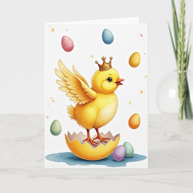 Newborn Chick Celebration Card (Front)