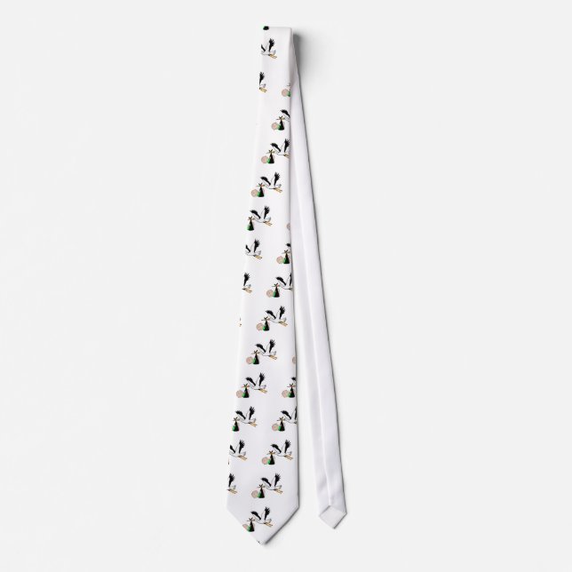 Newborn Delivery by Stork Neck Tie (Front)
