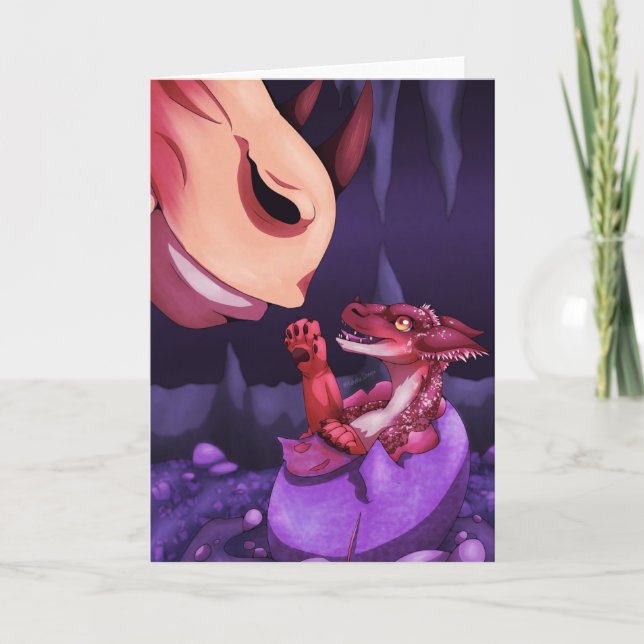 Newborn Dragon Card (Front)