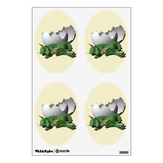 Newborn Dragon Wall Sticker (Front)