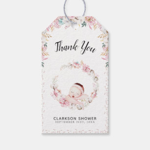 Newborn Floral Thank You Gift Tags