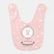 monogrammed bibs