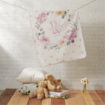 Newborn girl personalized baby keepsakes monogram