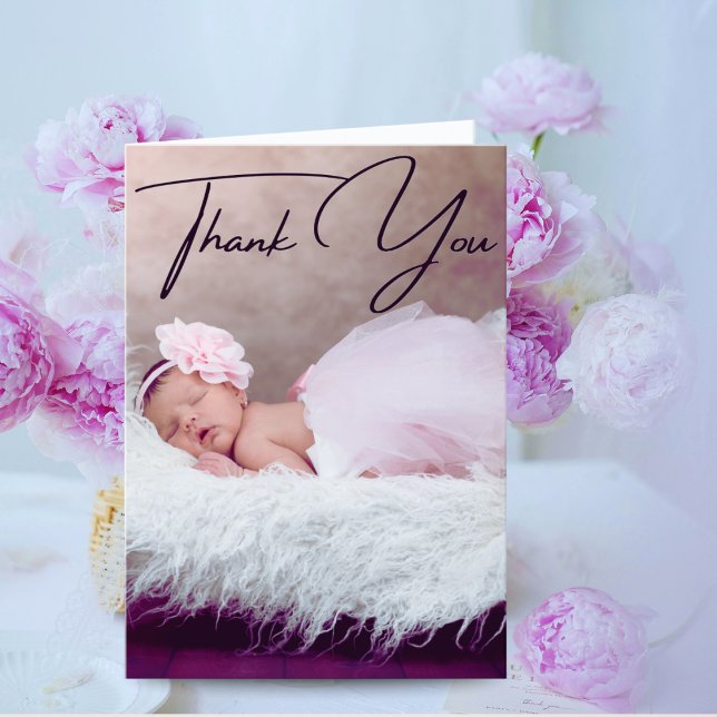 Newborn Photo Card for Midwife | Personalized Baby (Creator Uploaded)