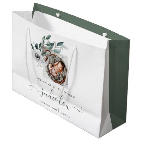 Newborn Photo Gift Bag