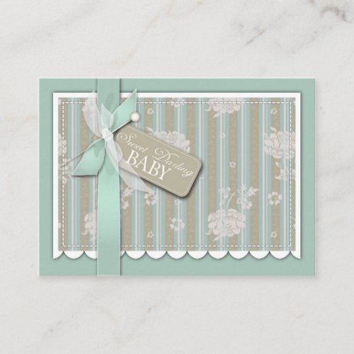 Newborn Reminder Notecard Business Card Templates