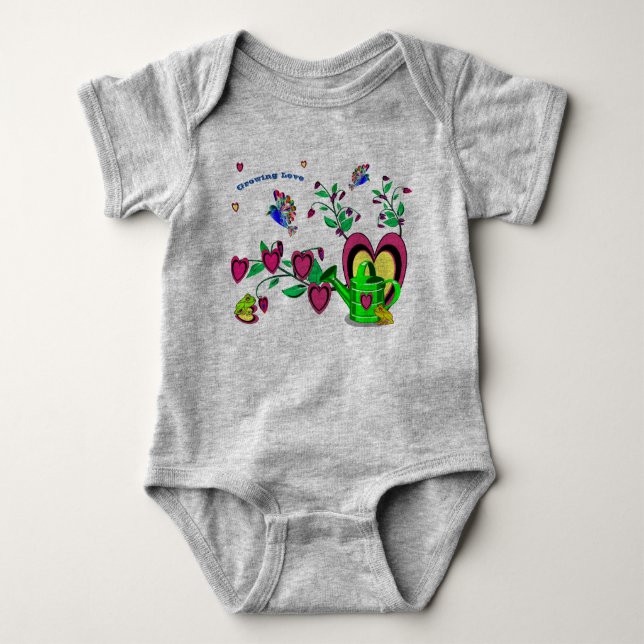 Newborn Shower Gift Baby Bodysuit (Front)