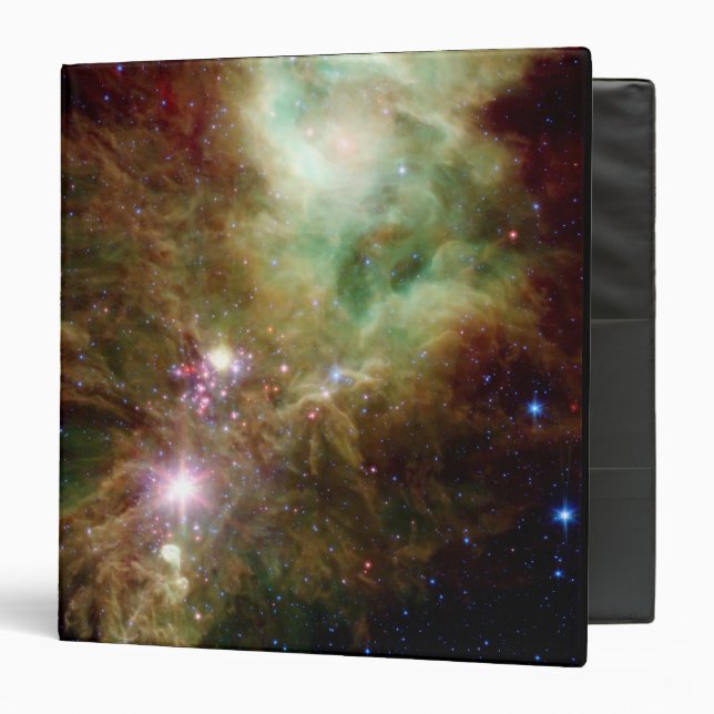 Newborn stars in the Christmas Tree cluster Binder (Front/Inside)