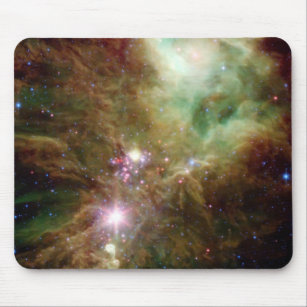 Newborn stars in the Christmas Tree cluster Mouse Pad