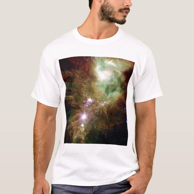Newborn stars in the Christmas Tree cluster T-Shirt (Front)