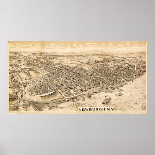 Newburgh, New York (c1900) Poster (Front)